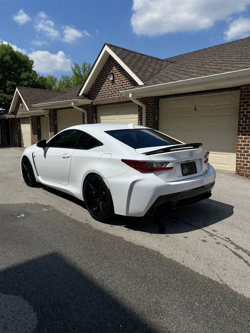 Professional car detailing - white sports car